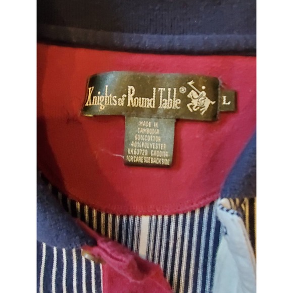 Men's Knights of Round Table Polo Shirt Size Large - Picture 3 of 3